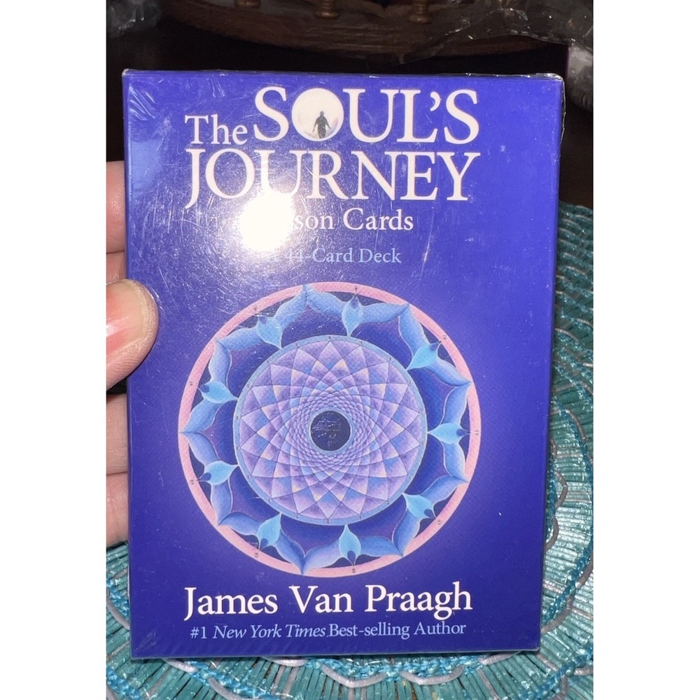 The Soul's Journey Lesson Cards by James Van Praagh – 44-Card Oracle Deck
